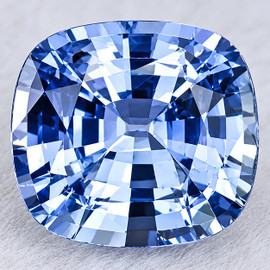 6.5x6 mm { 1.25 cts} Cushion Extreme Brilliancy Natural Top Blue Ceylon Sapphire {Flawless-VVS}--AAA Grade