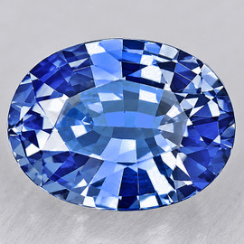 6.5x5 mm { 0.81 cts } Oval Extreme Brilliancy Natural Top Blue Ceylon Sapphire (Flawless-VVS)--AAA Grade