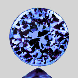 4.80 mm Round Extreme Brilliancy Intense Blue Sapphire Natural {Flawless-VVS}--AAA Grade