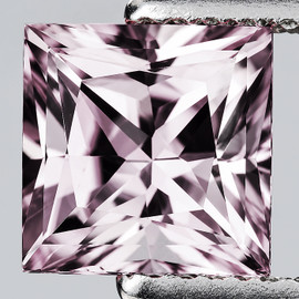 5.00 mm 1pc Square Machine Princess Cut Extreme Brilliancy Natural Baby Pink Sapphire {Flawless-VVS}--AAA Grade