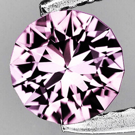 4.50 mm 1pc Round Machine Brilliant Cut Extreme Brilliancy Natural Pink Sapphire {Flawless-VVS}--AAA Grade