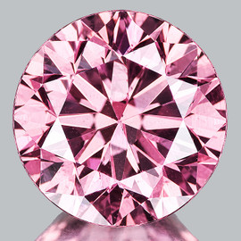 4.80 mm Round Machine Brilliant Cut Extreme Brilliancy Intense Pink Sapphire Natural {Flawless-VVS1}--AAA Grade