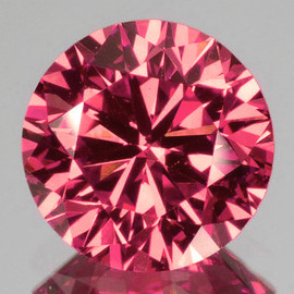 4.20 mm Round Machine Brilliant Cut Extreme Brilliancy Intense Padparadscha Pink Sapphire Natural {Flawless-VVS1}--AAA Grade