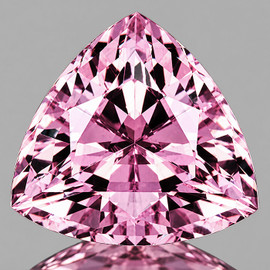4.50 mm 1 pc Trillion AAA Fire Natural Pink Sapphire {Flawless-VVS}--AAA Grade