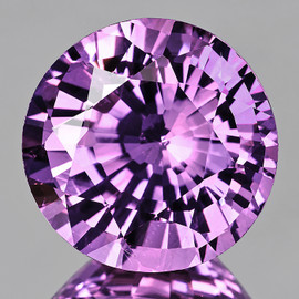 4.70 mm { 0.50 cts } Round AAA Fire Intense Purple Sapphire Natural {Flawless-VVS}--AAA Grade