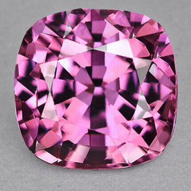 3.50 mm 1pc Cushion AAA Fire Intense Pink Sapphire Natural {Flawless-VVS}--AAA Grade