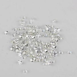 0.80-1.00 mm 30 pcs Round Brilliant Cut Color D-F White Diamond Natural {VVS-SI}--AAA Grade