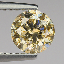 3.50 mm {0.21 cts} Round Brilliant Cut AAA Fire Vivid Golden Champagne Diamond Natural