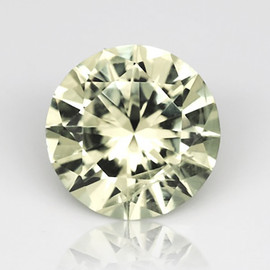 3.70 mm {0.20 cts} Round Extreme Brilliancy Natural Yellow White Diamond (Color K-L) (VS clarity)