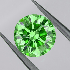4.30 mm 1 pcs Round AAA Fire Natural Chrome Green Tsavorite Garnet (Flawless-VVS)