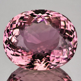 9x8 mm {2.43 cts} Oval Brilliant Cut AAA Fire Natural Top Pink Tourmaline {Flawless-VVS}