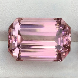 22x15 mm { 37.36 cts} Octagon AAA Fire Natural Padparadscha Pink Kunzite {Flawless-VVS}--AAA Grade