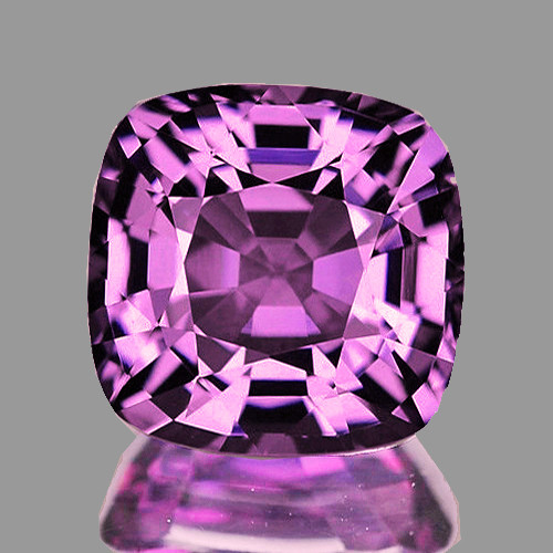 4.80 mm {0.67 cts} Cushion AAA Fire Intense Violet Pink Sapphire Natural {Flawless-VVS}--AAA Grade
