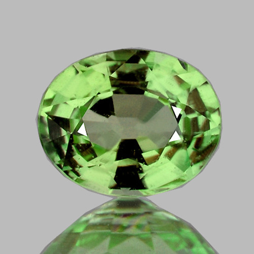 5x4mm 1 pcs Oval AAA Fire Mint Green Tsavorite Garnet Natural {Flawless-VVS}