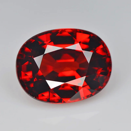 8x6 mm {1.87 cts} Oval AAA Fire Natural Mandarin Orange Spessartite Garnet {Flawless-VVS1}