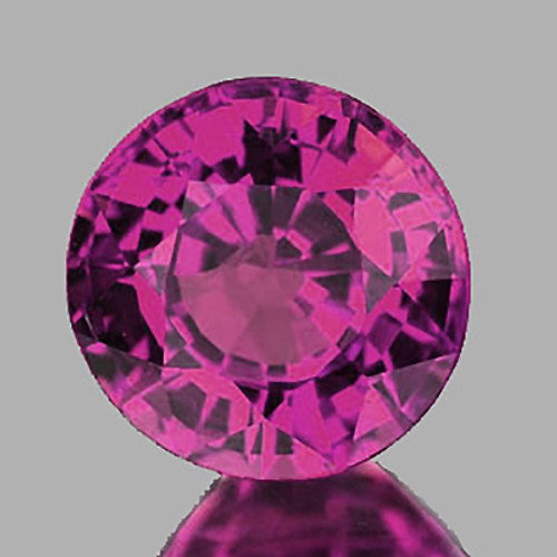 4.00 mm Round AAA Fire Premium Violet Red Sapphire Natural {Flawless-VVS}--AAA Grade