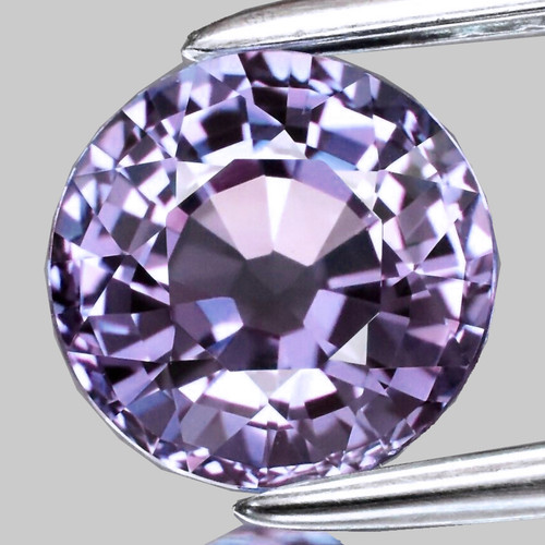 4.50 mm Round AAA Fire Natural Purple Sapphire (Flawless-VVS}