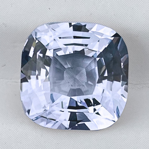 6.00 mm { 1.41 cts} Cushion Best AAA Fire Natural Blue White Ceylon Sapphire {Flawless-VVS}--AAA Grade