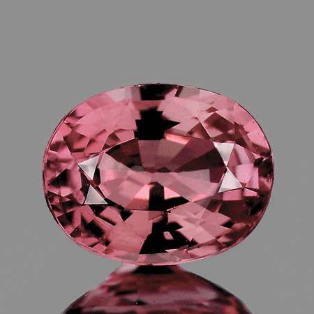 5x4 mm {0.41 cts} Oval AAA Fire Natural Mahenge Pink Malaya Garnet