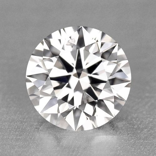 4.70 mm 1 pcs Round Brilliant Cut Extreme Brilliancy Natural White Sapphire {Flawless-VVS1}--AAA Grade