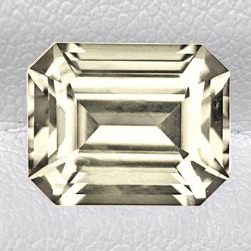 10x8 mm { 2.90 cts} Octagon Emerald Cut AAA Fire Natural Yellow Beryl 'Heliodor' {Flawless-VVS}