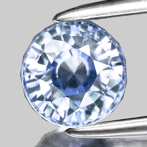4.70 mm {0.64 cts} Round AAA Fire Light Ceylon Blue Sapphire Natural {VS}