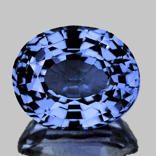 6.5x5.5 mm { 1.08 cts} Oval AAA Fire Top Ceylon Blue Sapphire {Flawless-VVS}