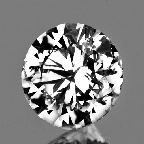2.70 mm 1 pcs Round Color F-G Extreme Brilliancy Natural White Diamond