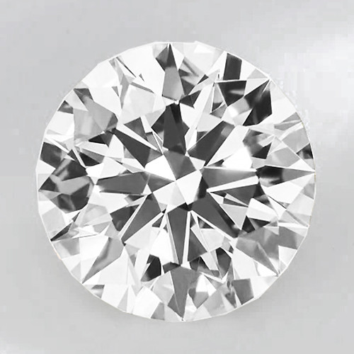 3.50 mm {0.17 cts} Round Brilliant Cut Color D-F Extreme Brilliancy Natural White Diamond {VVS}--AAA Grade