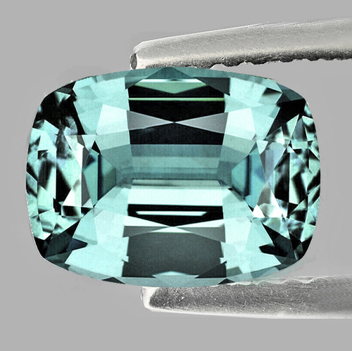 8x6 mm { 1.73 cts} Cushion AAA Fire Top Paraiba Blue Apatite Natural {Flawless-VVS}