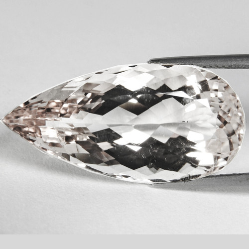 13x8 mm { 2.73 cts} Pear Brilliant Cut Extreme Brilliancy Natural Colorless Goshenite (White Beryl ) {Flawless-VVS}