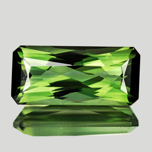 15x7 mm { 5.24 cts} Octagon Scissor Cut Best AAA Neon Natural Green Tourmaline {Flawless-VVS} 15x7 mm { 5.24 cts} Octagon Scissor Cut Best AAA Neon Natural Green Tourmaline {Flawless-VVS}