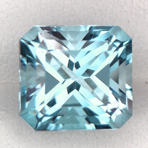 8x7 mm { 1.78 cts} Octagon Princess Cut AAA Fire Natural Paraiba Blue Apatite Natural {Flawless-VVS}-