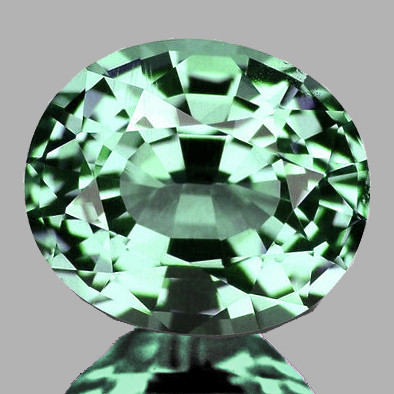 5x4.5 mm { 0.63 cts } Oval AAA Fire Teal Blue Green Sapphire Natural {Flawless-VVS}