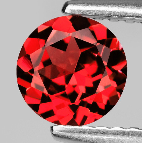 4.50 mm Round Brilliant Cut AAA Fire Intense Orange Red Spinel Natural {Flawless-VVS}--AAA Grade