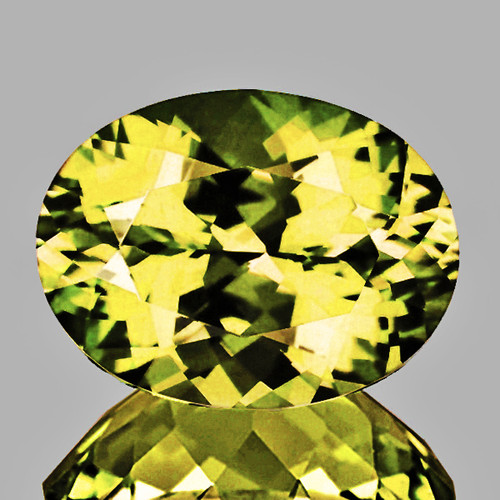 6.5x5 mm { 0.76 cts } Oval Machine Brilliant Cut Extreme Brilliancy AAA Yellow Chrysoberyl Natural {Flawless-VVS}--AAA Grade