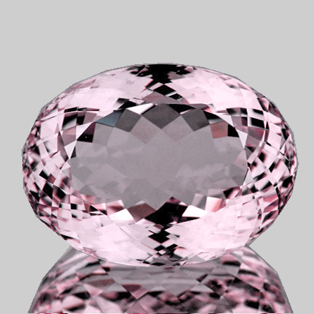 11x8.5 mm { 3.30 cts} Oval Brilliant Cut Extreme Brilliancy Natural Pink Morganite { Flawless-VVS }--AAA Grade