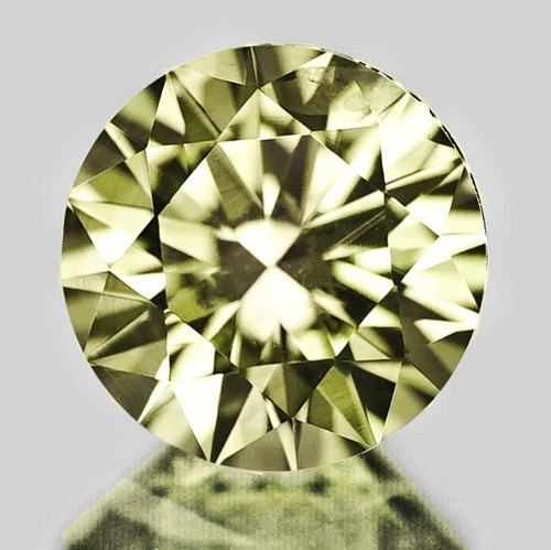 5.50 mm Round Machine Brilliant Cut Extreme Brilliancy Australia Canary Yellow Sapphire Natural {Flawless-VVS1}--AAA Grade