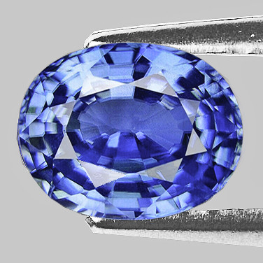 8x6 mm { 1.61 cts} Oval AAA Fire Natural Top Ceylon Blue Sapphire {Flawless-VVS}--AAA Grade--FREE CERTIFICATE