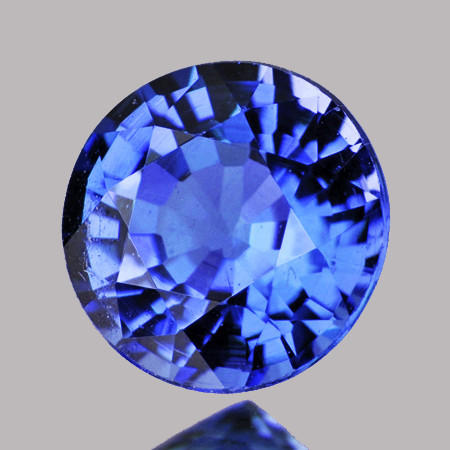 4.00 mm Round AAA Fire Natural AAA Ceylon Blue Sapphire {Flawless-VVS}