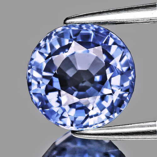 4.00 mm Round AAA Fire Natural Ceylon Blue Sapphire {Flawless-VVS}