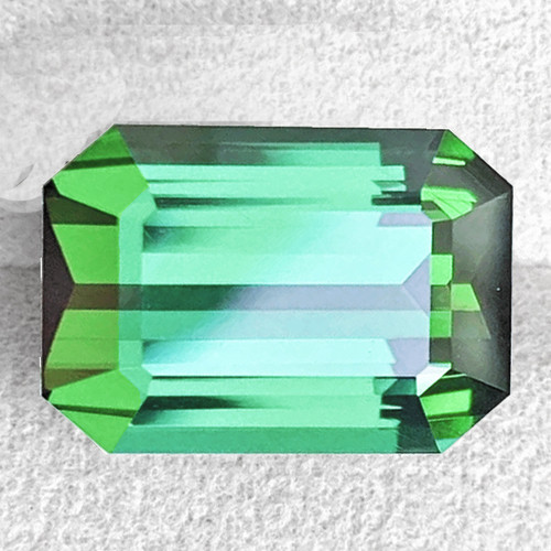 7x5 mm { 1.23 cts } Octagon Emerald Cut Best AAA Neon Natural Blue Green Tourmaline Afghanistan { Flawless-VVS }--AAA Grade