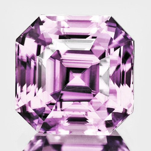 5.50 mm { 0.80 cts } Octagon Emerald Cut Extreme Brilliancy Natural Purple Pink Spinel {Flawless-VVS}--AAA Grade