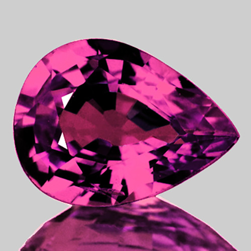 5.5x4.5 mm Pear AAA Fire Natural Hot Pink Mahenge Spinel {Flawless-VVS}--AAA Grade
