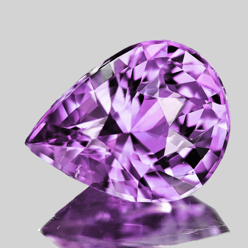 6.5x5.5 mm { 1.00 cts } Pear Extreme Brilliancy AAA Pink Purple Spinel {Flawless-VVS}--AAA Grade