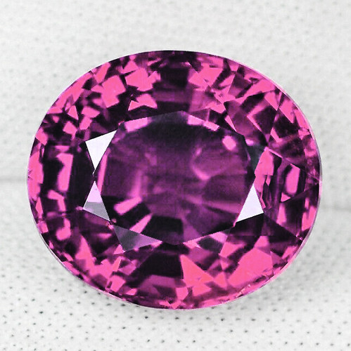 7x6 mm { 1.27 cts } Oval AAA Fire Intense Red Pink Spinel Natural {Flawless-VVS}--AAA Grade