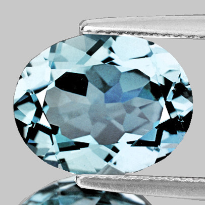 9x7 mm 1 pc Oval Brilliant Cut Extreme Brilliancy Natural Santa Maria Blue Aquamarine {Flawless-VVS}