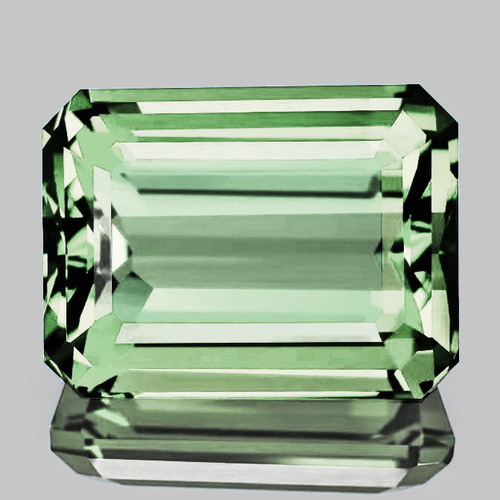 20x15 mm { 22.47 cts } Octagon Emerald Cut AAA Fire AAA Green Amethyst Natural {Flawless-VVS1}--AAA Grade
