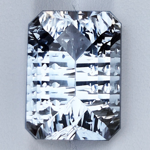 18x13 mm { 15.50 cts } Octagon Concave Cut Extreme Brilliancy Natural White Topaz {Flawless-VVS1}--AAA Grade