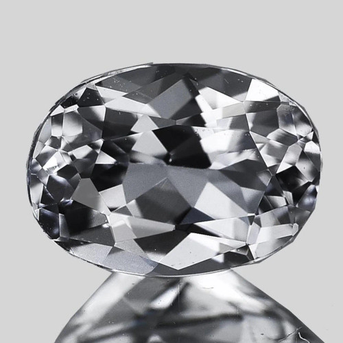 7.5x5.5 mm Oval Brilliant Cut AAA Fire Natural Titanium Beryl { Flawless-VVS}
